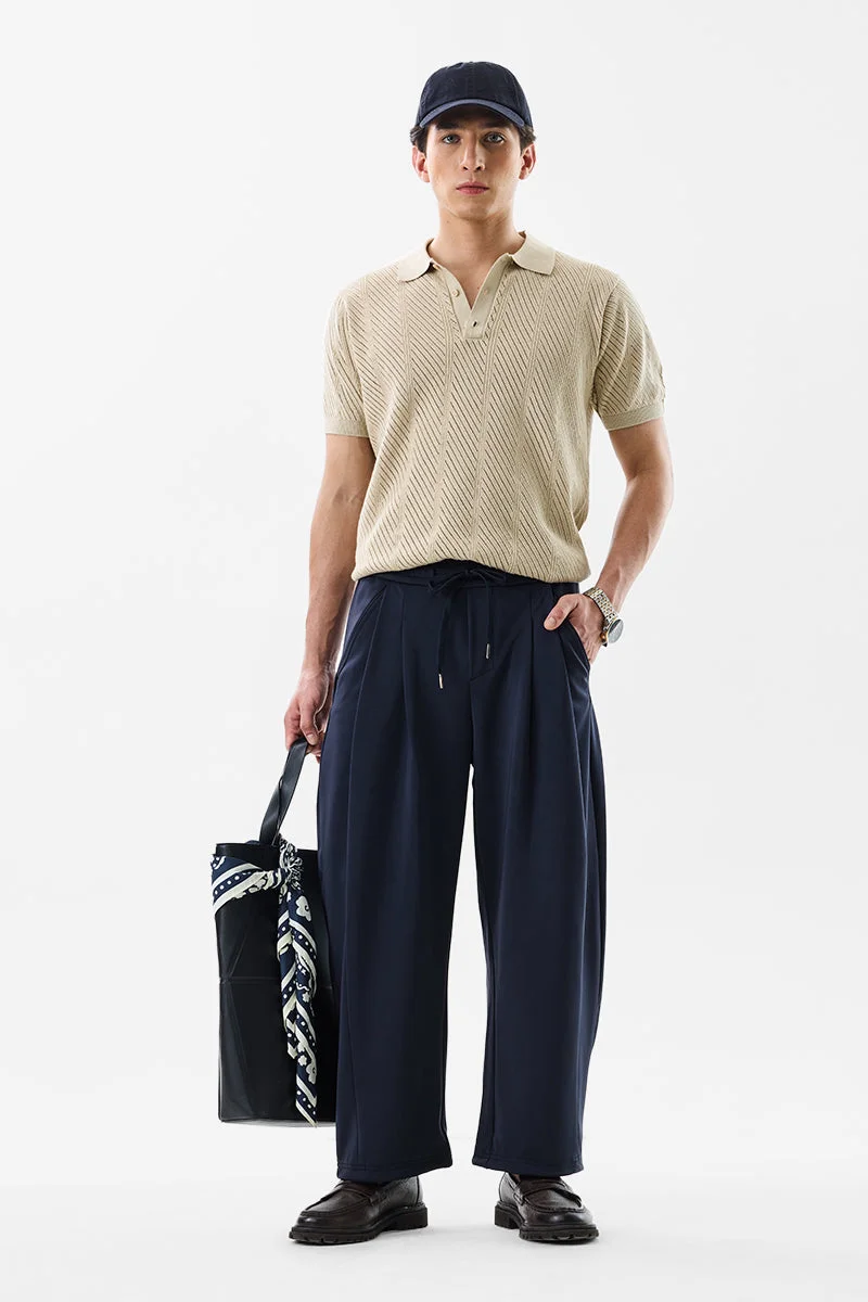 SNITCH Relaxed Fit Stretch Korean Trousers